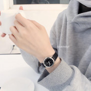 Đồng hồ nữ RATE mặt tròn [full black] 22mm